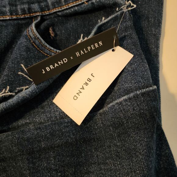 J Brand x Halpern Julia Jeans High Rise Flare Draped Metropole Rigid size 29 - Picture 5 of 8